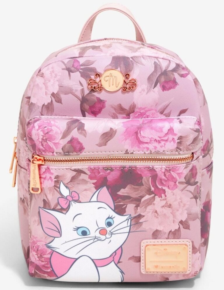 Loungefly Backpack Disney The Aristocats Marie Pink Flowers – Backpack ...