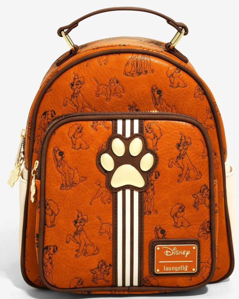 Loungefly Backpack Disney Multi Movie Dogs Paws Lady and the Tramp